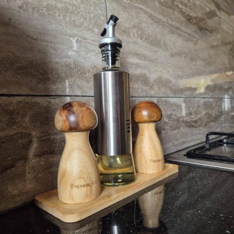 Kuchyň nebo kuchyňský kout v ubytování Treasure Villa
