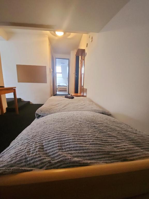 Postel nebo postele na pokoji v ubytování Penzion u Martina