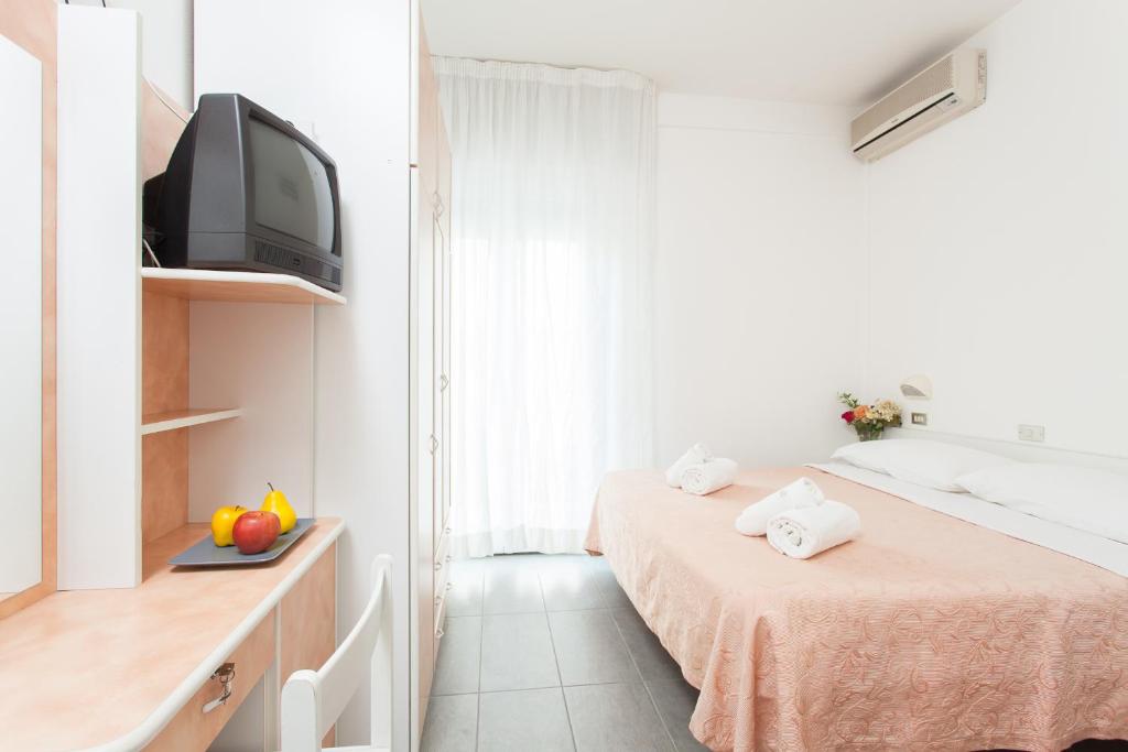 TV a/nebo společenská místnost v ubytování Hotel Luca