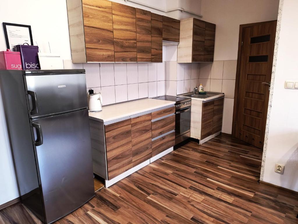 Kuchyňa alebo kuchynka v ubytovaní Apartament Premium