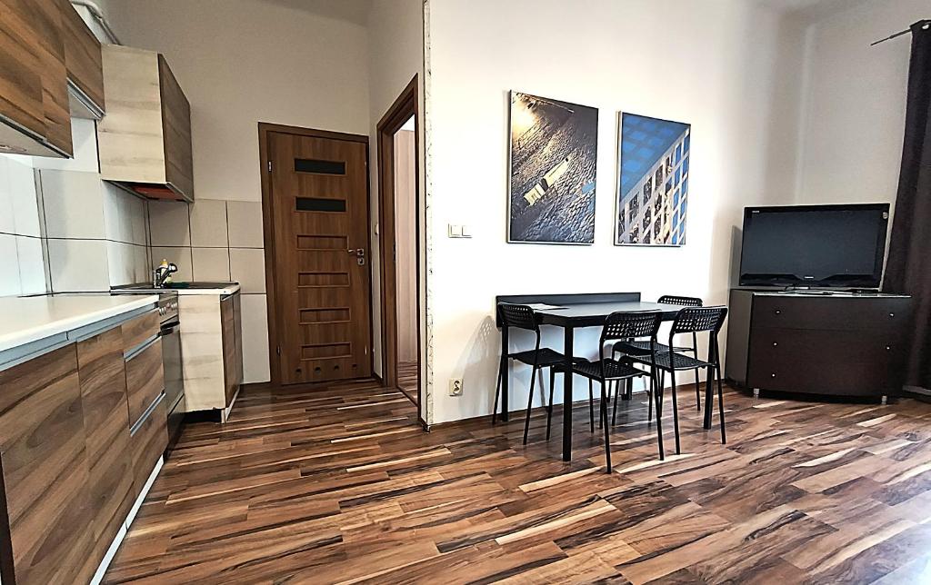 Kuchyňa alebo kuchynka v ubytovaní Apartament Premium