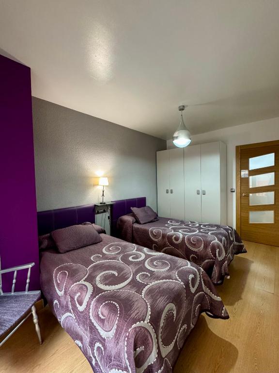 Postel nebo postele na pokoji v ubytování Apartamento Berria