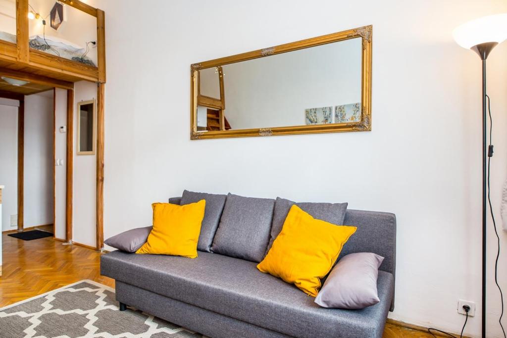 Posedenie v ubytovaní Miodowa Apartment