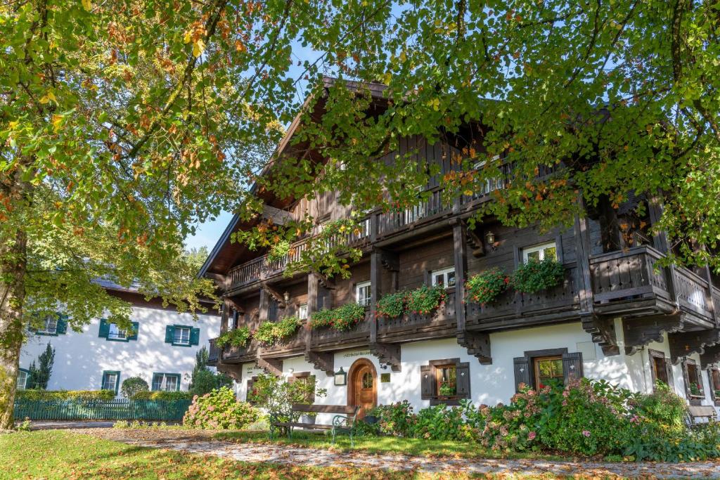 Vonkajšia záhrada v ubytovaní Romantikhotel Die Gersberg Alm