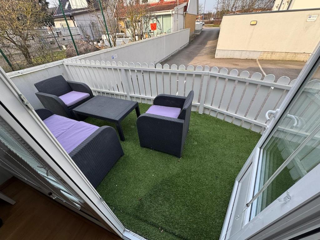 Balkón nebo terasa v ubytování Studio 20