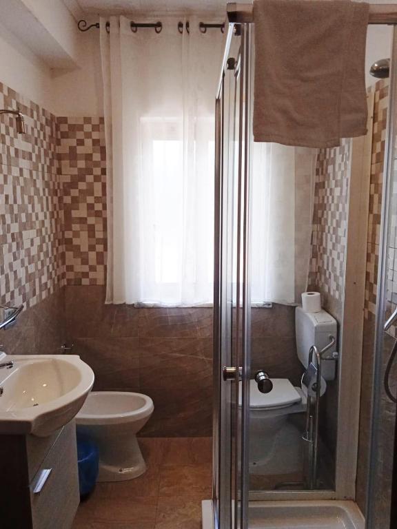 Koupelna v ubytování B&B Nonno Pino