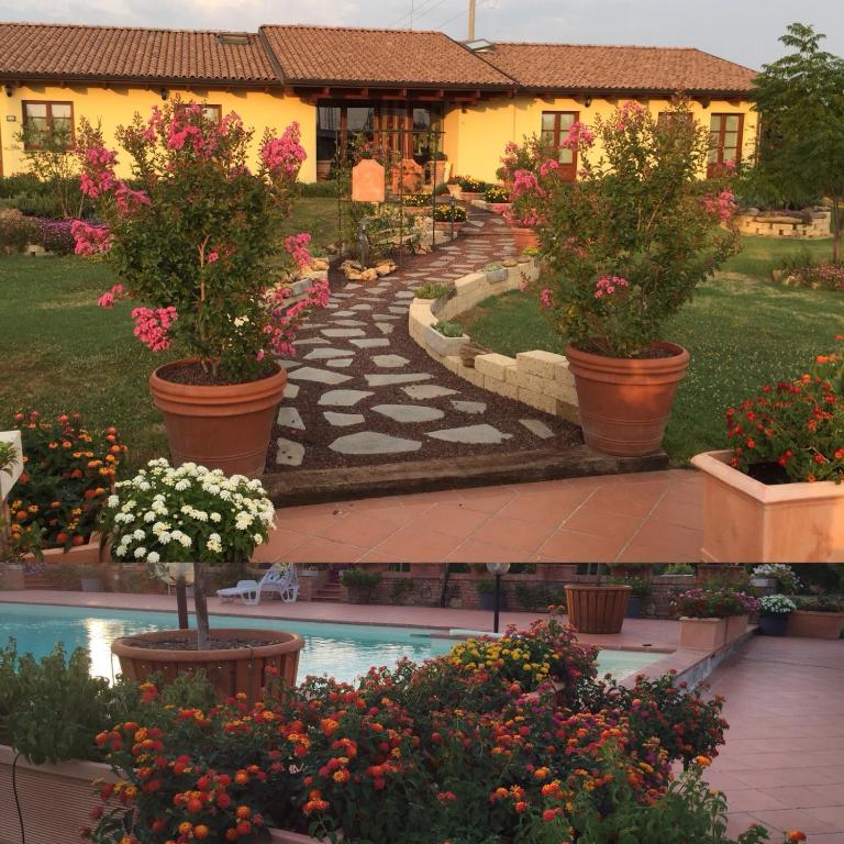Ogród w obiekcie Agriturismo "Le Rondinelle"