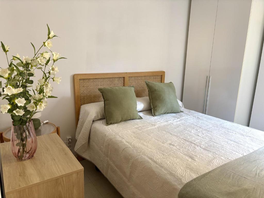 Postel nebo postele na pokoji v ubytování Apartamento Roberto By Solymar Holiday