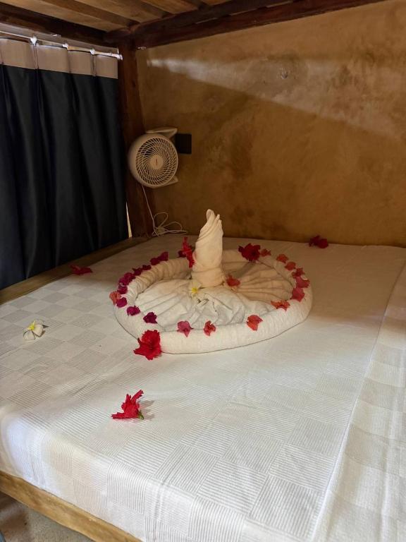 Postel nebo postele na pokoji v ubytování Compass Hostel