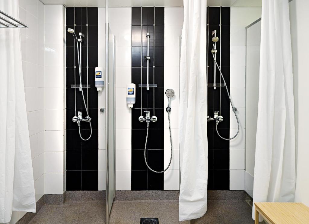 Koupelna v ubytování CheapSleep Hostel Helsinki