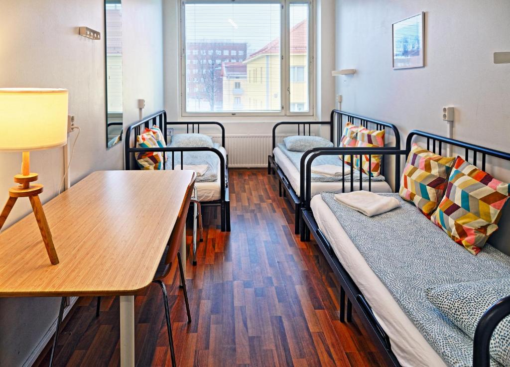 Posezení v ubytování CheapSleep Hostel Helsinki