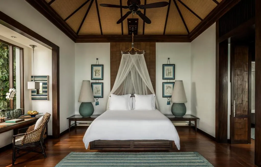 Family Pool Villa with one king and two twin beds