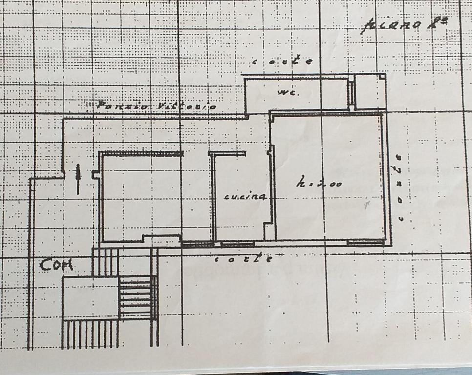 Plán poschodí v ubytovaní Appartamento Bellavista