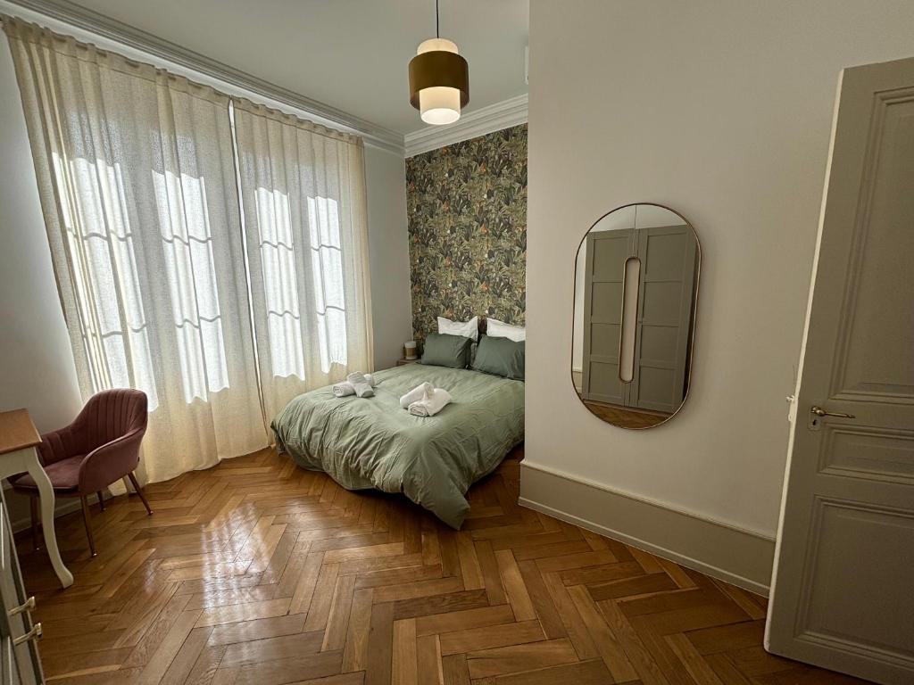 LE LYNX HAUSSMANIEN appartement tout confort, climatisé avec parking privé, à deux pas du centre – photo 28