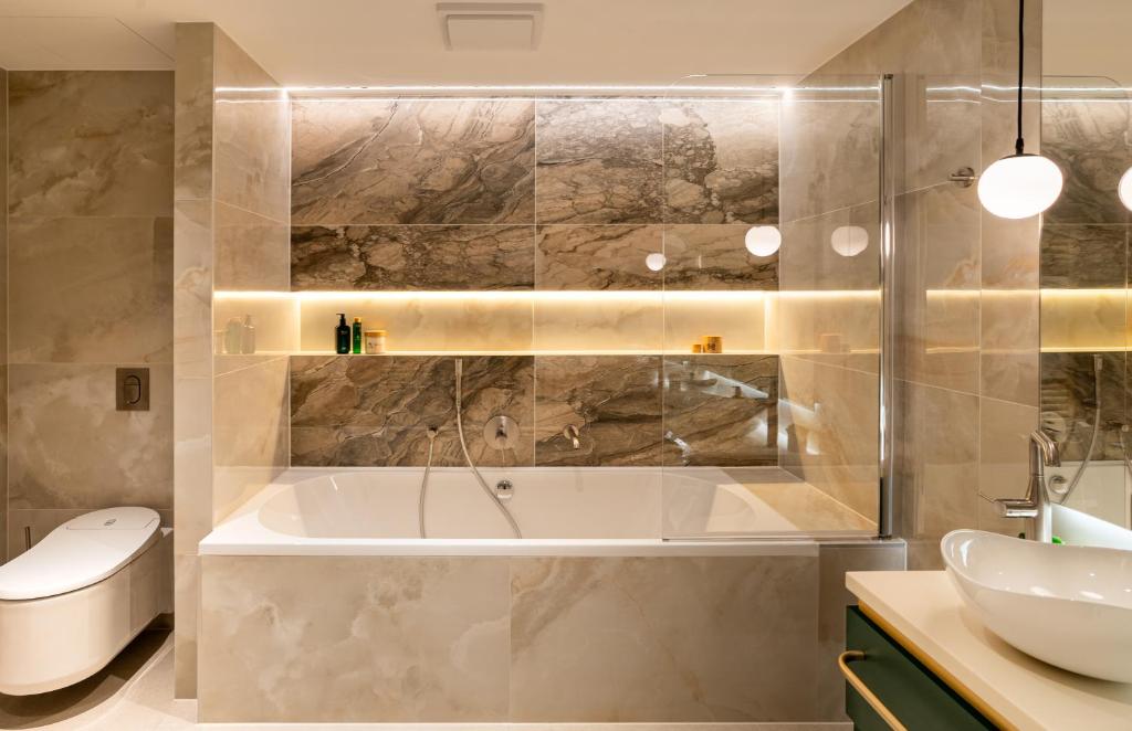 Koupelna v ubytování Le Primore Hotel & Spa