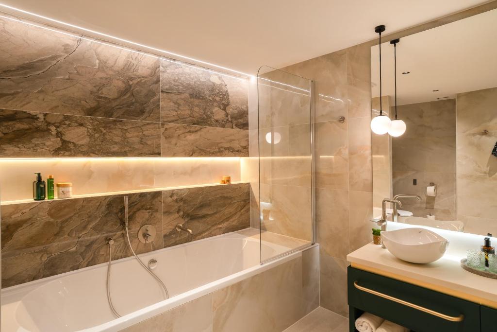 Koupelna v ubytování Le Primore Hotel & Spa