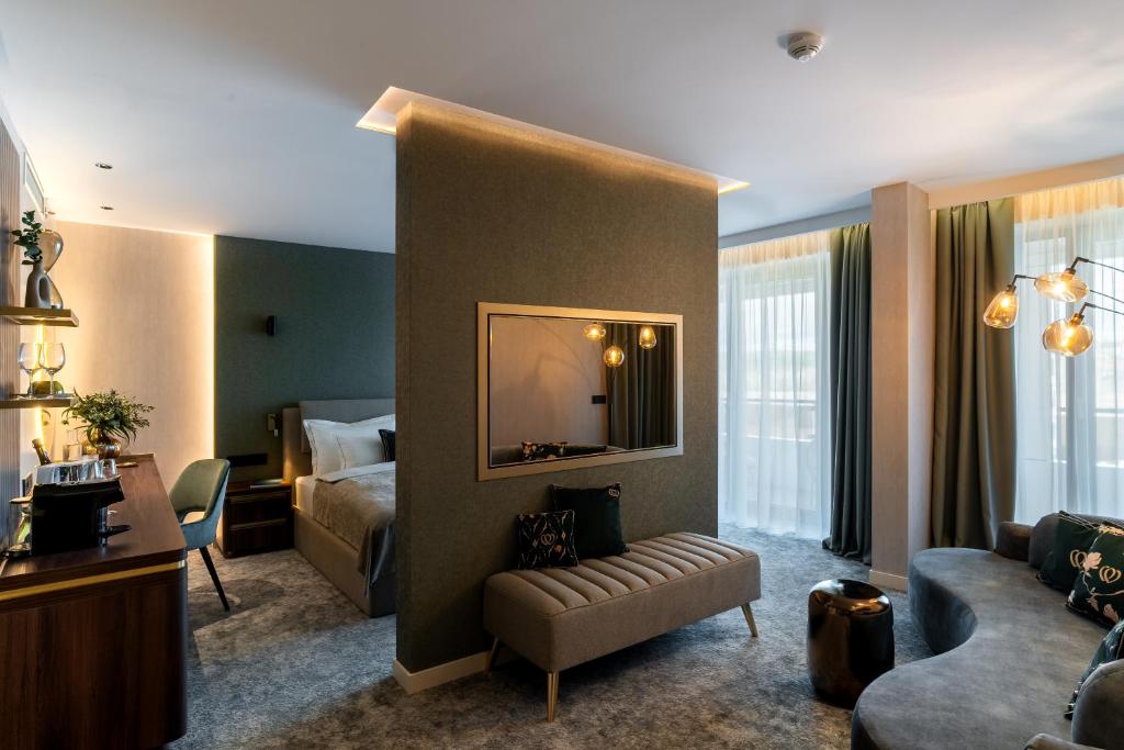 Posezení v ubytování Le Primore Hotel & Spa