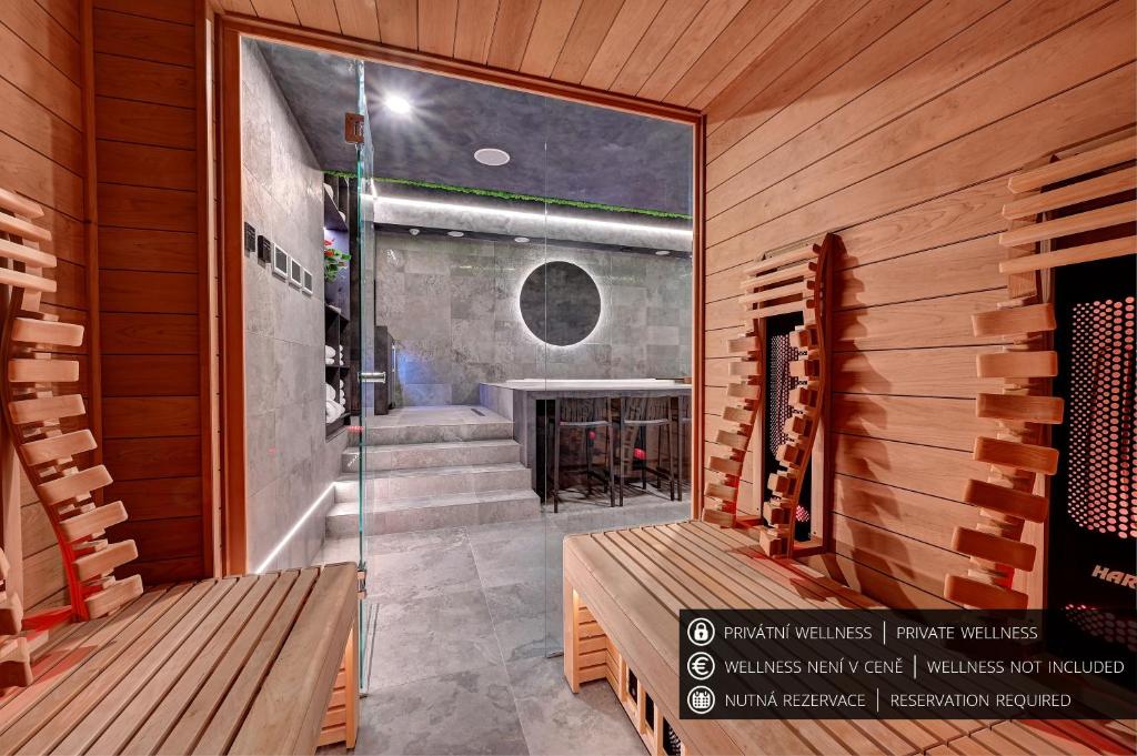 Posezení v ubytování Wellness Hotel Fénix