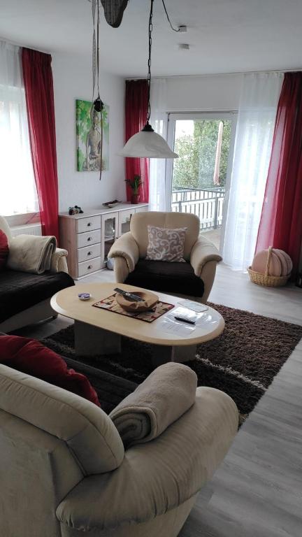 Posezení v ubytování Haus Röte
