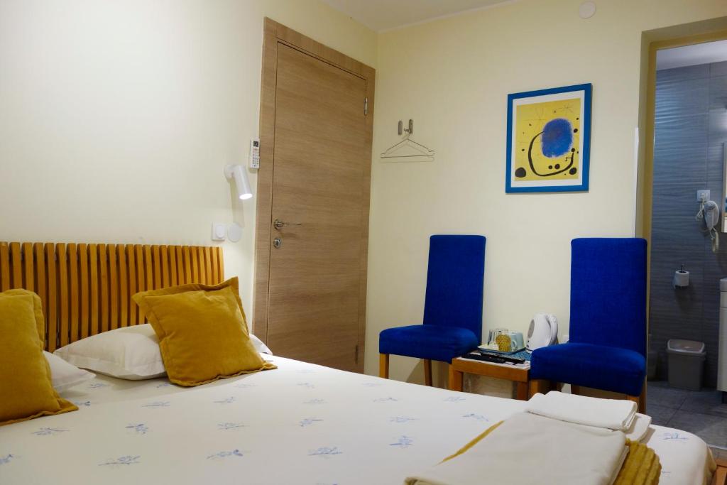 Postel nebo postele na pokoji v ubytování Villa Loop Beograd