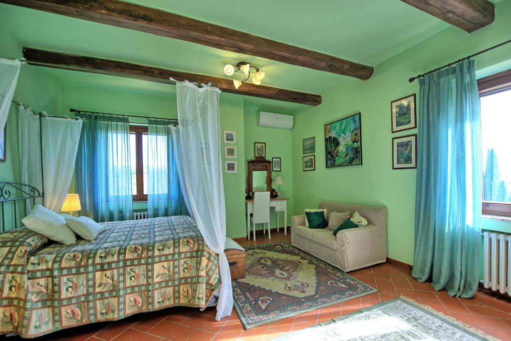 Posteľ alebo postele v izbe v ubytovaní Villa Sabrina by PosarelliVillas