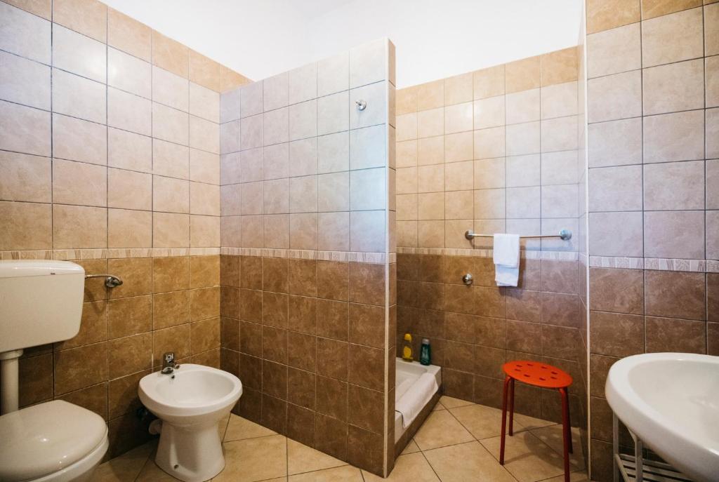 Koupelna v ubytování Villa Scilla e Cariddi