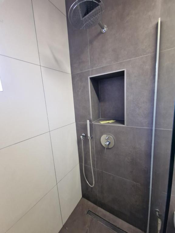 Koupelna v ubytování Hotel S