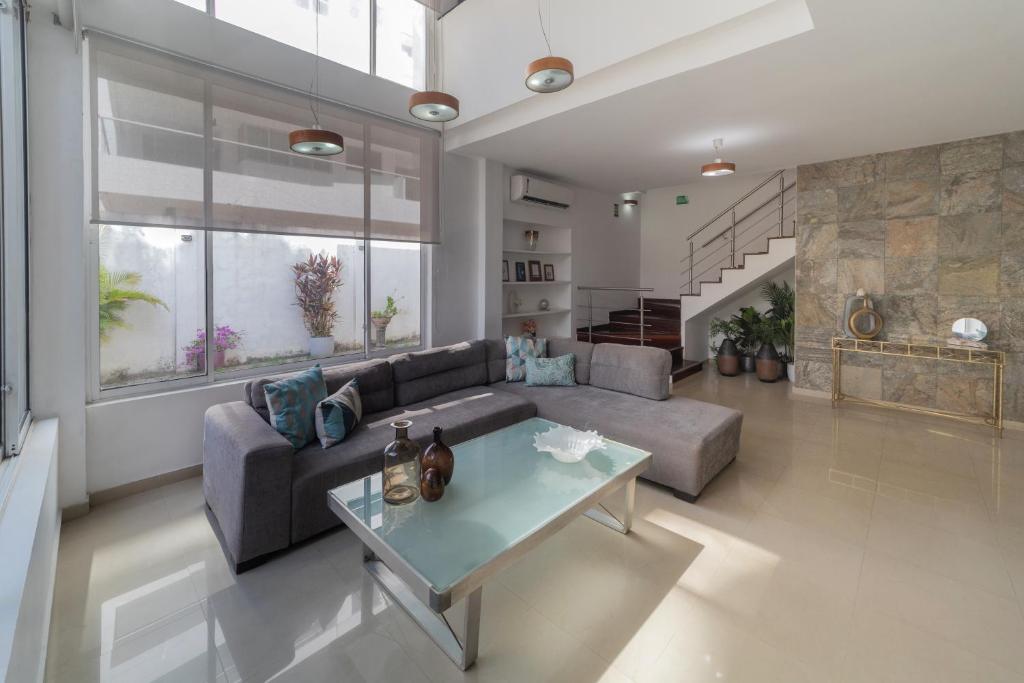 Posezení v ubytování Hotel Boutique Casa Mar