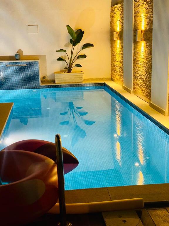 Bazén v ubytování Le Coin Paradisiaque nebo v jeho okolí