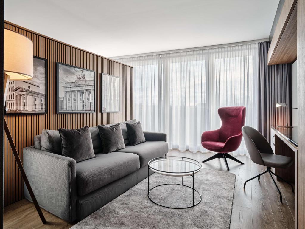 Istumisnurk majutusasutuses Radisson Collection Hotel, Berlin