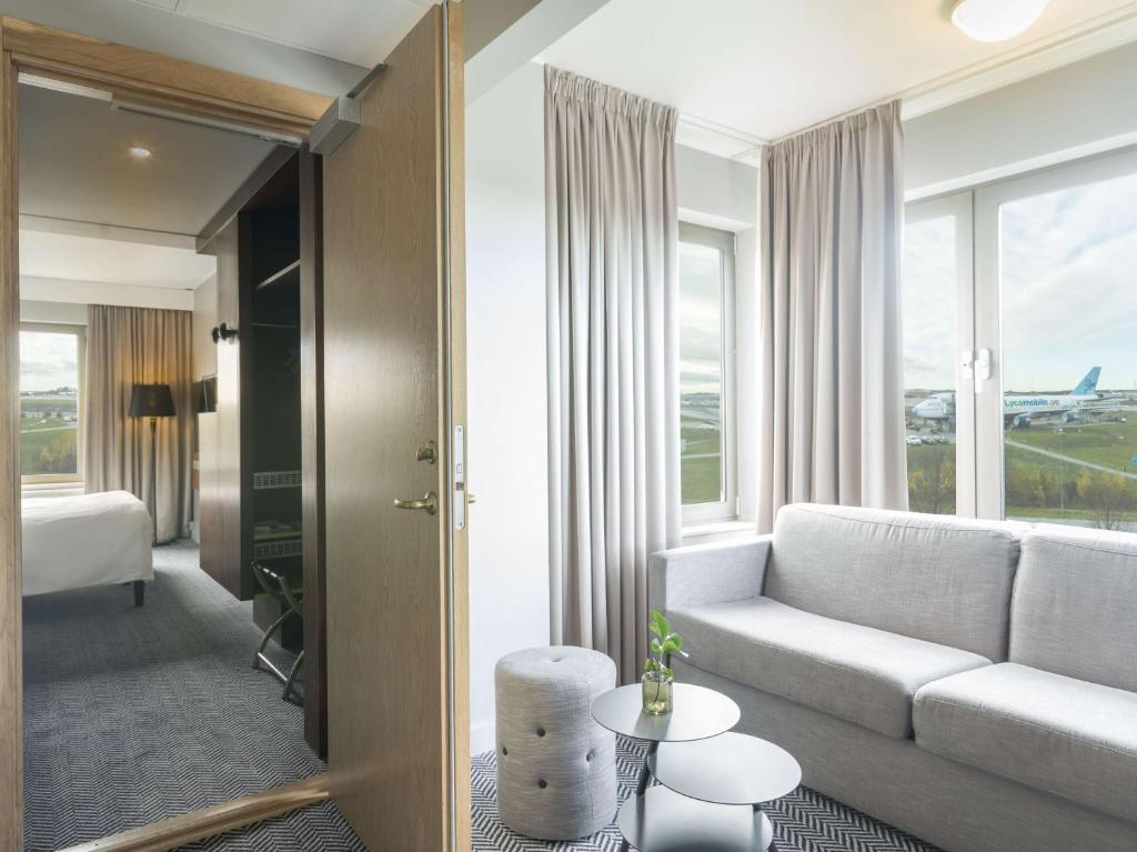 Posezení v ubytování Radisson Blu Arlandia Hotel, Stockholm-Arlanda