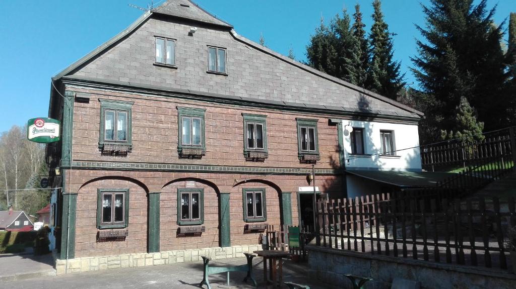 Budova, kde se penzion nachází