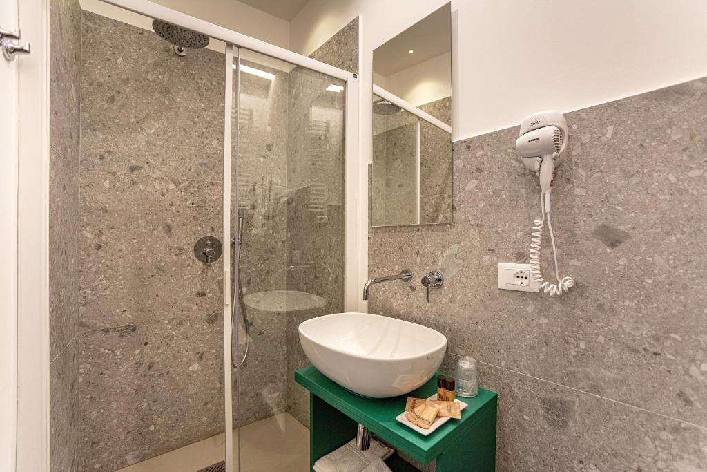 Koupelna v ubytování Ad Maiora - Design Rooms