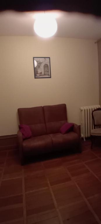 Posezení v ubytování Manoir de la Saône