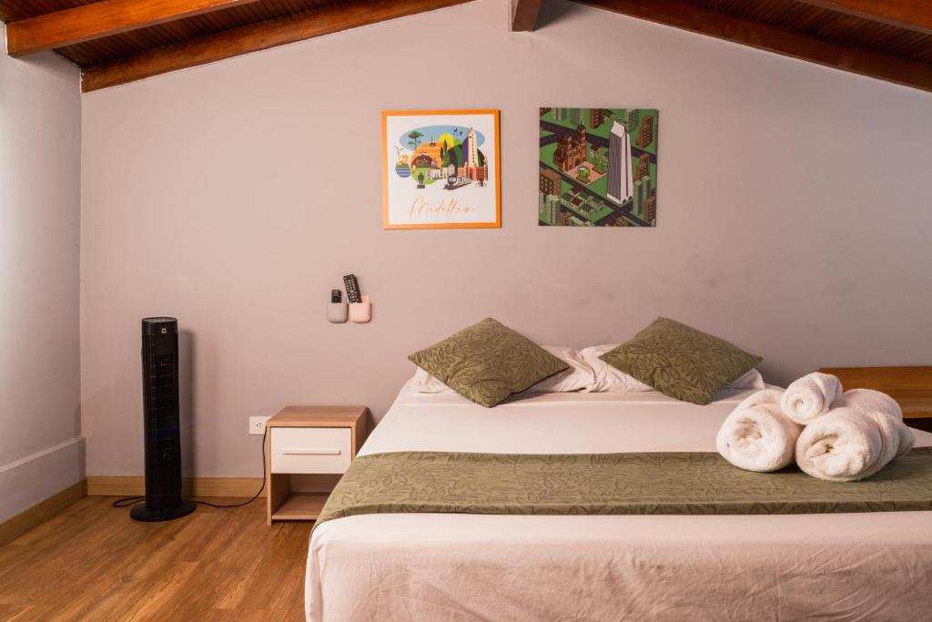 Postel nebo postele na pokoji v ubytování Hotel Casa 73 Deluxe
