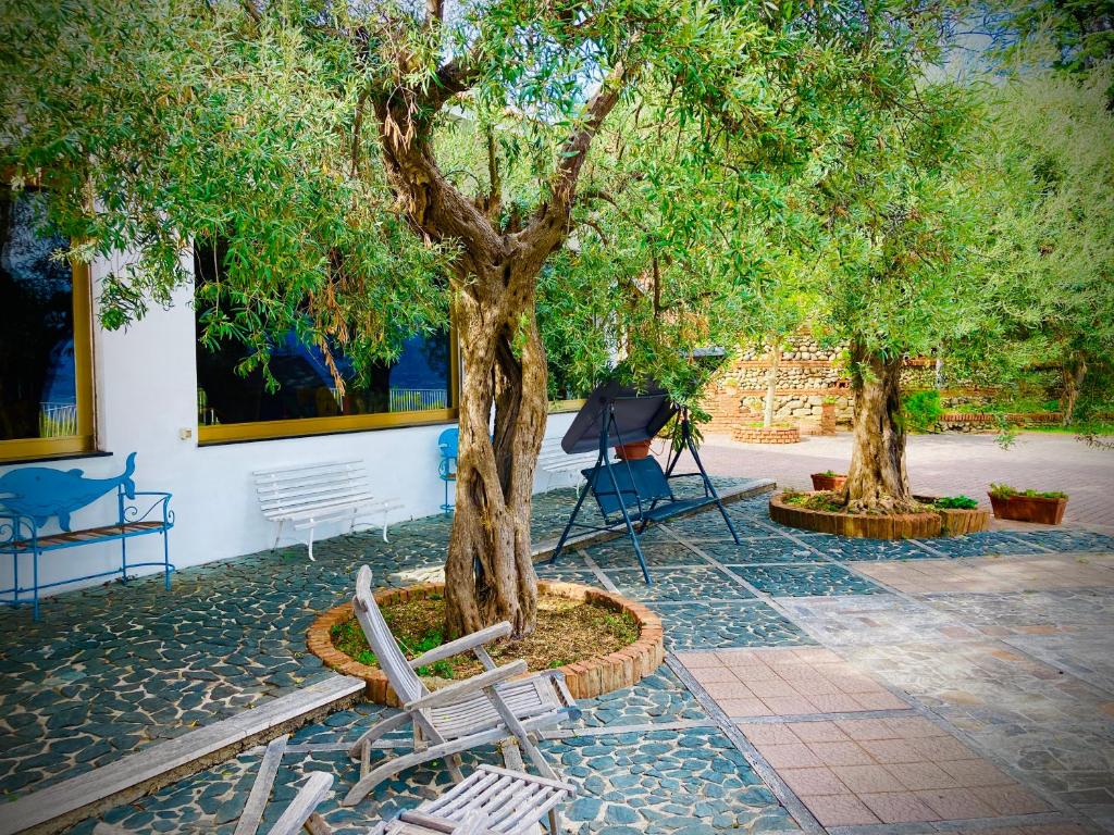 Zahrada ubytování Villa Scilla e Cariddi
