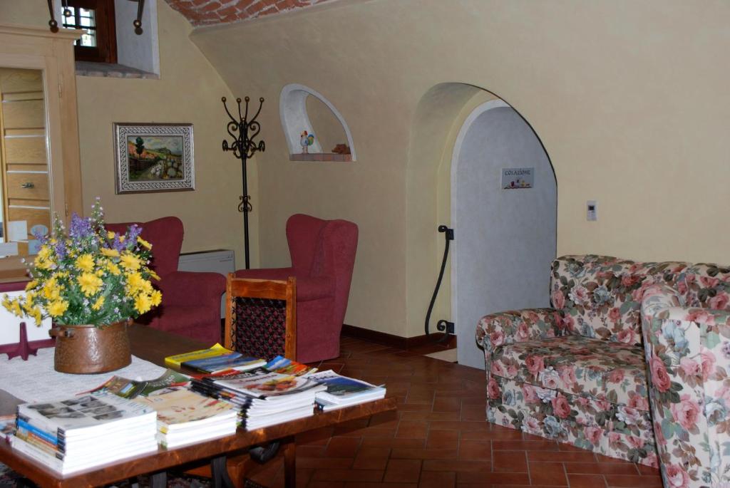 Posezení v ubytování Agriturismo Macesina