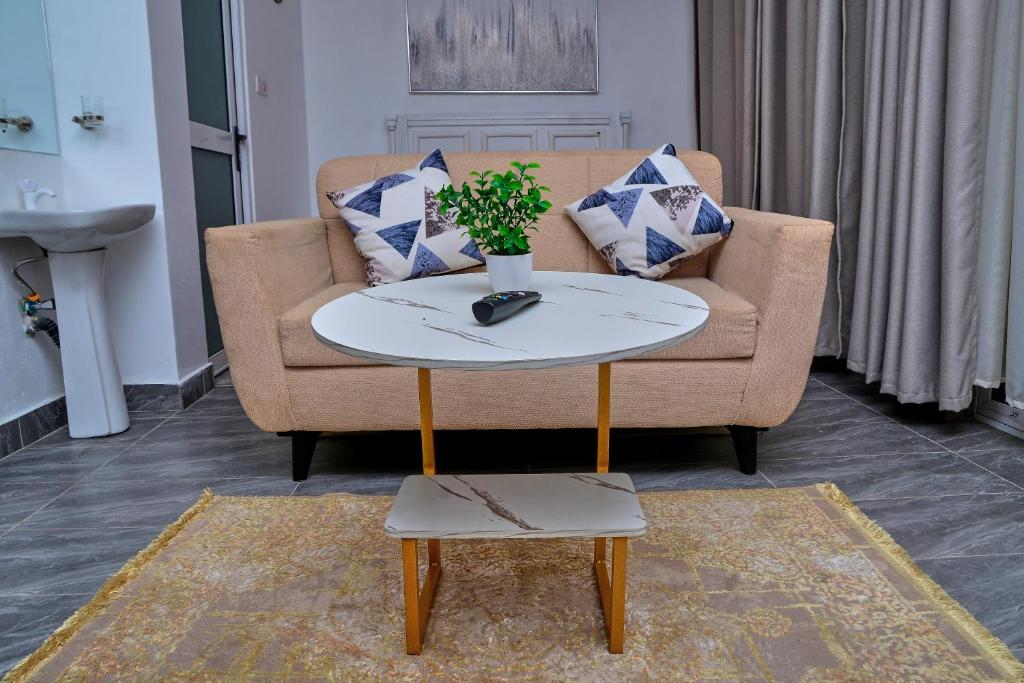 Χώρος καθιστικού στο Haradali-Mtwapa Accomodation