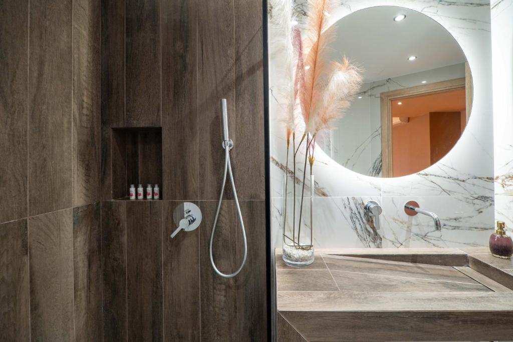 Koupelna v ubytování Semiso Beach Suites