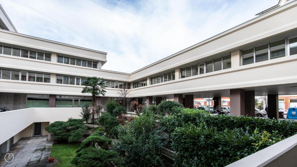 Budynek, w którym mieści się apartament