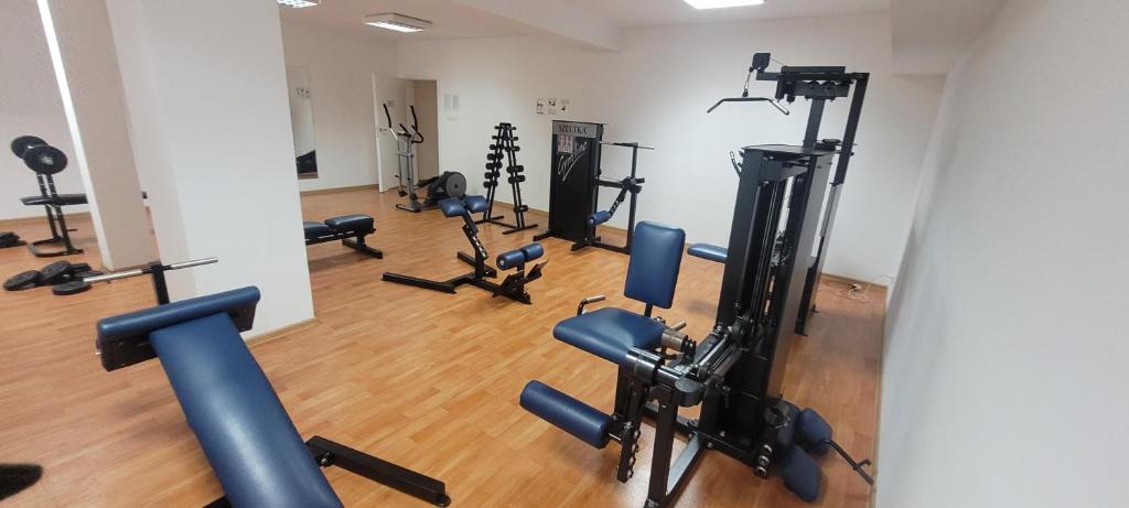 Posilňovňa alebo fitness centrum v ubytovaní Apartament Karolina - Zielone Tarasy