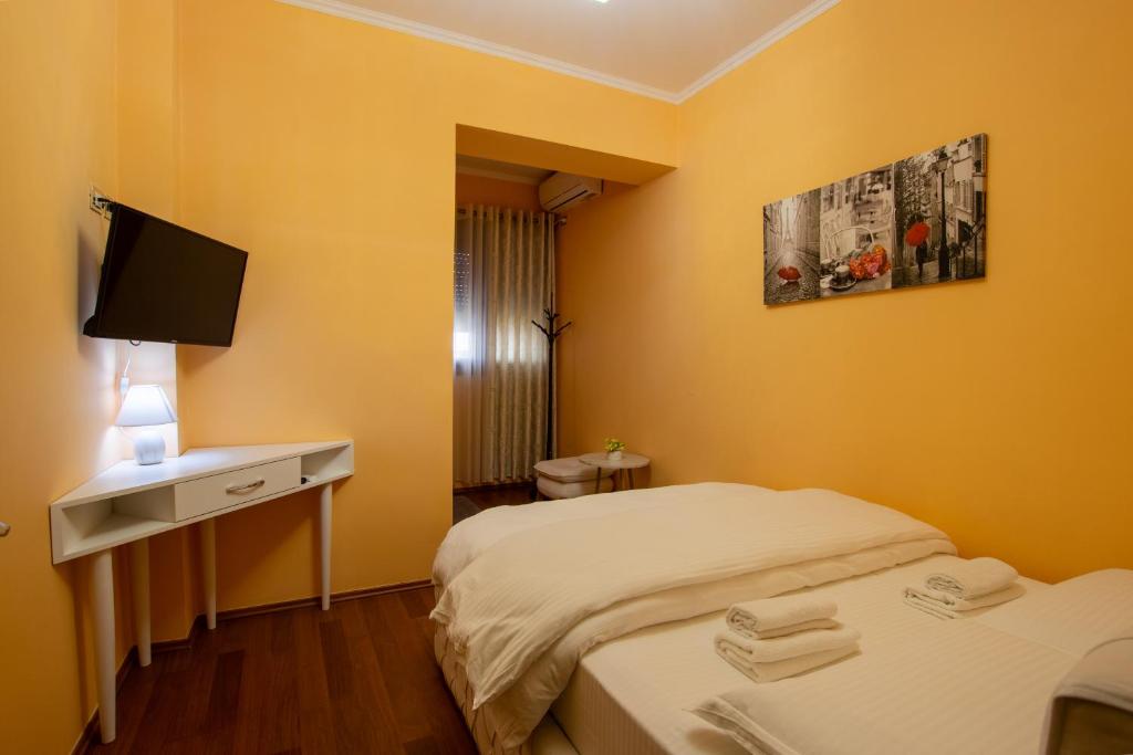Postel nebo postele na pokoji v ubytování Bora Hotel