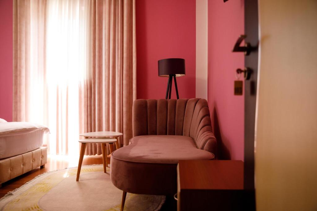 Postel nebo postele na pokoji v ubytování Bora Hotel