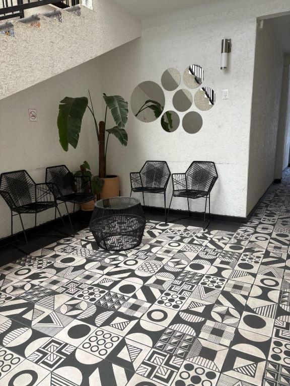 Posezení v ubytování Hotel Gallo