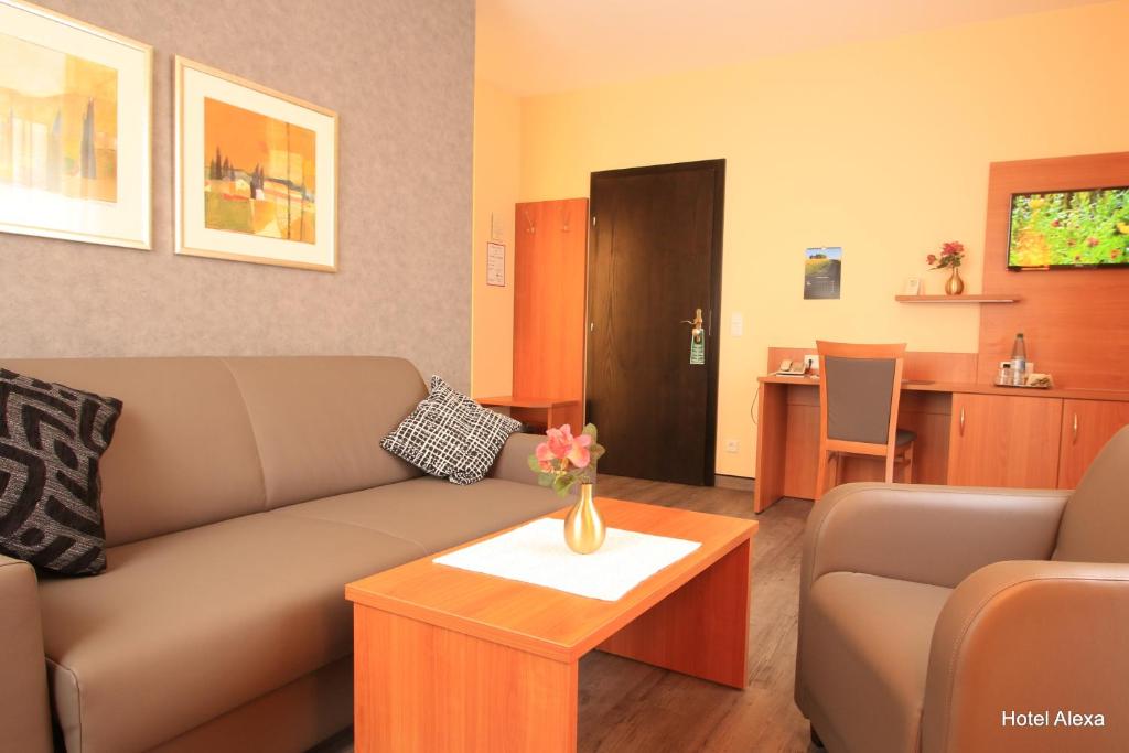 Posezení v ubytování Hotel Alexa