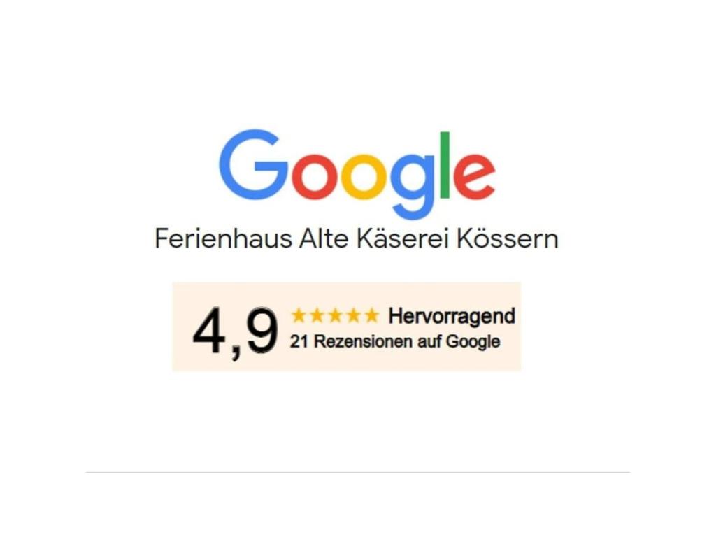 Certifikát, hodnocení, plakát nebo jiný dokument vystavený v ubytování Alte Kaeserei Comfortable holiday residence