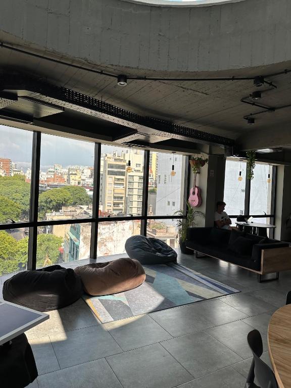 Posezení v ubytování MONS hostel