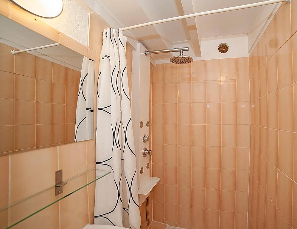 Koupelna v ubytování Hôtel Du Soleil