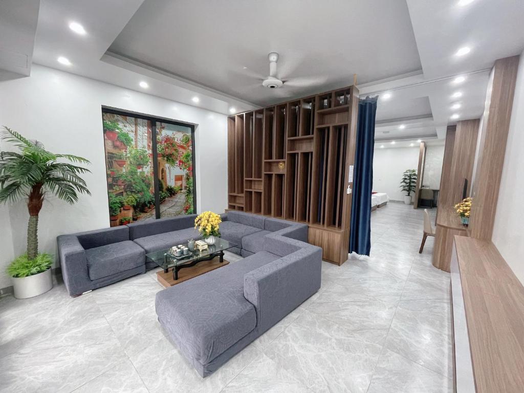 Posezení v ubytování Trung Đức Homestay