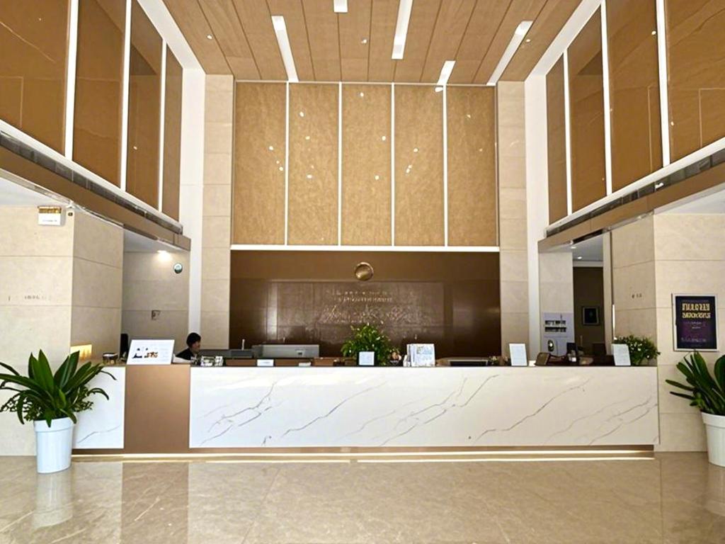 Vstupní hala nebo recepce v ubytování Yu Manju High-floor Huge-Screen Audiovisual Hotel-Guangzhou Tower Zhujiang New Town Sports West Road Branch